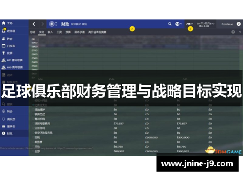 足球俱乐部财务管理与战略目标实现 足球俱乐部财务管理与战略目标实现